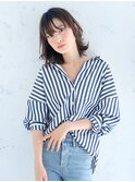 旬のほつれ質感×大人ミディアム