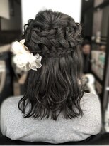 ギフト リビング(Gift Living)&nbsp;ハーフアップ＊ヘアアレンジ＊ヘアセット＊パーティーヘア
