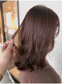 透明感チョコグレージュ(ブリーチなし)