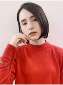 ナチュラルストレート_カーキグレージュマッシュショート_8112