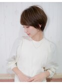 ミニボブ　ラベンダーベージュ