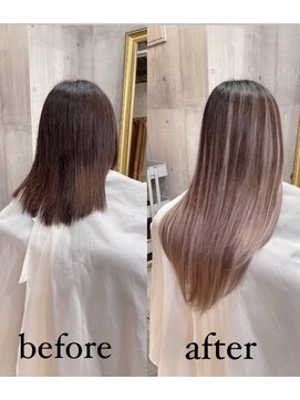 ミラク 町田(MIRAC) 【MIRAC町田店河原崎】シールエクステ82枚ビフォー&アフター