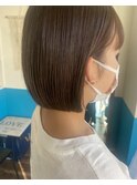 切りっぱなしボブ