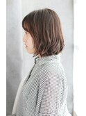 吉祥寺3分/透明感セクションカラー外ハネボブペールベージュ/092
