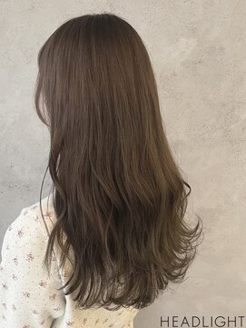 ソーエン バイ ヘッドライト 札幌元町駅前店(soen by HEADLIGHT) 透明感グレージュ×フェミニンロング_807L1558
