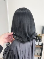 アトレ(attrait)&nbsp;☆*ネイビーグレージュ×ウェーブミディ*☆