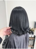 ☆*ネイビーグレージュ×ウェーブミディ*☆
