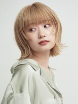 ルクスドレ 新宿(Luxe doree')&nbsp;外ハネボブ/グラデーションカラー/ペールベージュ[新宿]