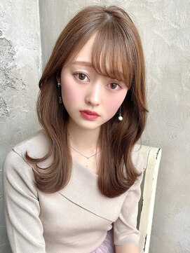 プラチナ(PLATINA) まなstyleレイヤーカットのお色気ヘア 20代30代40代　お顔まわり