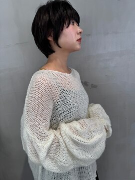 ガリカ 蔵前(Gallica) 【竹之内蔵人】大人耳かけマッシュショート似合わせ黒髪ショート