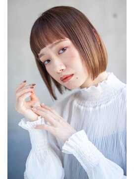 アッシュ 池袋店(Ash) パツっと可愛いミニボブ☆　　＃池袋駅