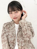 ラミエ バイ メルト 吉祥寺(lamie by melt)&nbsp;"久保田"フルバングハッシュカット似合わせカットアッシュカラー