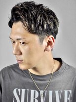 ヒロギンザ 新橋日比谷口店(HIRO GINZA)&nbsp;大人ビジネスショート/マッシュパーマ/ハイライト/ウルフ/波巻き