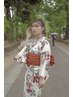 【夏季限定】浴衣着付け＋ヘアセット　￥9900　(電話予約のみ)