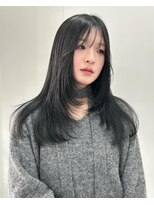 カシェル(cashel)&nbsp;レイヤーカット×ブルーブラック