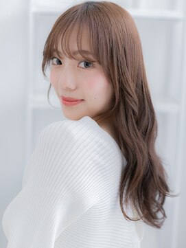 モッズヘア 越谷(mod's hair) モテ髪ニュアンスパーマ透明感シースルー前髪a越谷20代30代40代