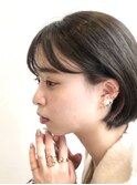 ショートボブ/イヤリングカラー/30代/代官山/中目黒
