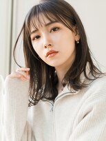 【イルミナカラー♪】暗色×ミディアムボブ