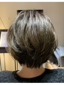 アンジュ 色髪(anju 色髪) 髪質改善 カラー ハイライト