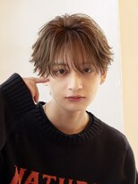 オーシャントーキョー サニー 原宿(OCEAN TOKYO Sunny)&nbsp;フェザーパーマセンターパートミルクティーベージュシースルー