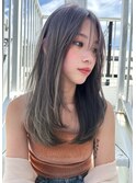 ナチュラルな韓国ヘア/可愛いグレージュ