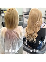 ガルボヘアー 桟橋店(garbo hair)&nbsp;プルシールエクステ ダイヤモンド 80本 イメチェン