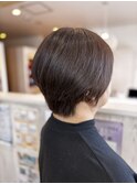 40代50代60代華やかショート艶感カラー