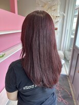 ユルフ(yulf)&nbsp;ピンクレッドカラー