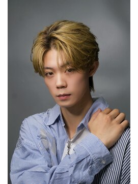 ゴールド 京都(GOALD) ナチュラルセンターパート/ローライトカラー