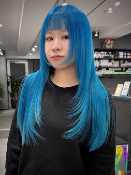 いろあそび 八王子 【ハイトーンカラー】ターコイズブルー