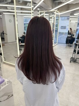スウィープ 札幌大通(sweep) 艶っぽい深みラベンダーブラウンで透明感UP★髪質改善