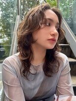 メゾンドムニ 恵比寿(Maison de MUNi)&nbsp;大人美人艶カラーベージュ小顔カット透明感レイヤーロング