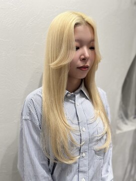 アルファバイオリカ(ALPHA by ORIKA) ブロンドロング+軽めレイヤー