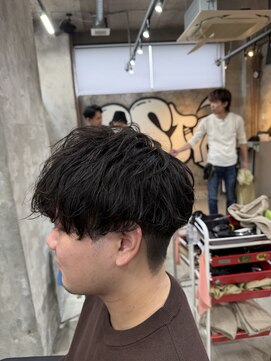 カーニー 上野(kearny) メンズマッシュ×シャドウパーマ/ニュアンスパーマ/スパイラル