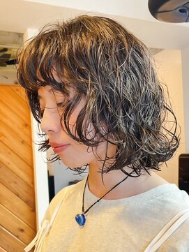 マノ 千歳烏山(MaNO) ショートボブトリートメント髪質改善パーマ前髪20代30代