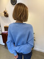 エヌヨンブンノイチ 茅ヶ崎(n1/4)&nbsp;30代40代ミニボブレイヤー丸みボブ前髪ありボブ顔周りレイヤー