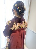 卒業式★袴着付けヘアセット