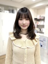 ハピネス クローバー 八木店(Happiness CLOVER)&nbsp;ミディアムレイヤー 春カラー ボブ 髪質改善