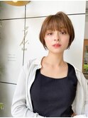 ●大人可愛い30代40代50代小顔マッシュショートボブカット