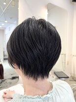 ラルーナアレックス 明石店(la luna alex)&nbsp;絶壁解消で首細効果！大人上品な360度美シルエットショート