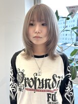 ビビディ バビディ ブー 河原町三条店(Bibbidi.bobbidi.boo)&nbsp;＊レイヤーカットミディアムレイヤーハッシュカットハイトーン