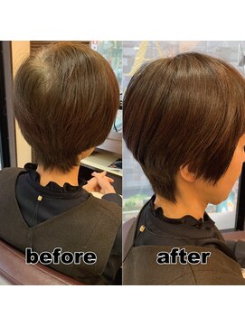 モンド ヘアクリエーション 西田店(monde hair creation) 【monde】before × after × 髪質改善