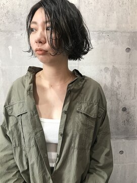 ルアン(Luan) カーキアッシュハイライトMIX【横浜/横浜駅】