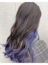 エッジ 下北沢(edge.)&nbsp;大人気インナーカラーパープル