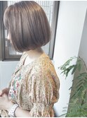 【Astar】ケアブリーチ 切りっぱなし シナモンベージュ