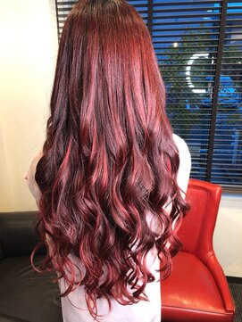 ヘアアンドメイク サファイア(Hair and Make SAPPHIRE) #ダブルカラー ×#プルエクステ で作る#ピンクカラー#ロング