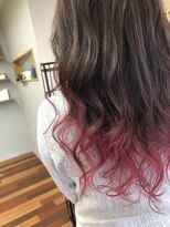 ヘアー サロン ニータ(hair salon nita) 裾カラーピンク