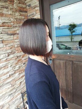 ボブビッシュ 東温店 ストレートボブ