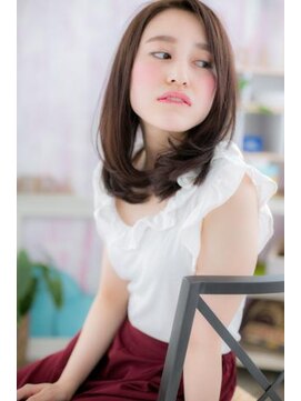 ミック ヘアアンドビューティー 大山店(miq  Hair&Beauty) ダークアッシュｘアシンメトリー無造作ワンカールc1