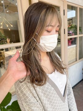 トマト(TOMTO) 【HOSSY】フレーミングカラー☆インナーカラー_デザインカラー